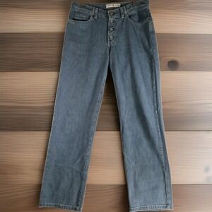 Vintage Y2K Tommy Hilfiger Jeans Women's Size 6 Button Fly Wide Leg Denim